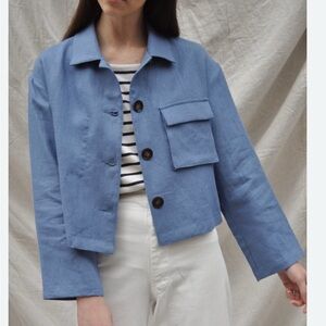 Paloma Wool Apollonia Jacket Soft Blue Size 36/US4